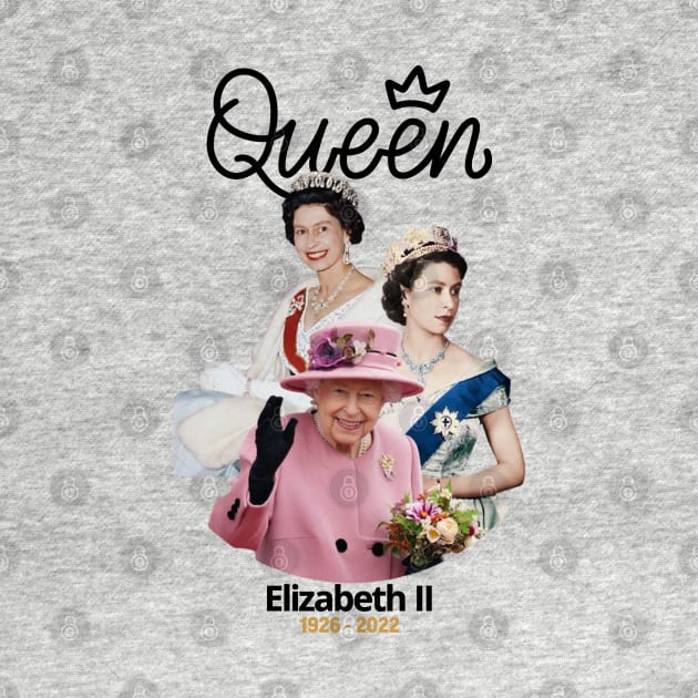 queen elizabeth vintage 1926-2022 by lubystevanus